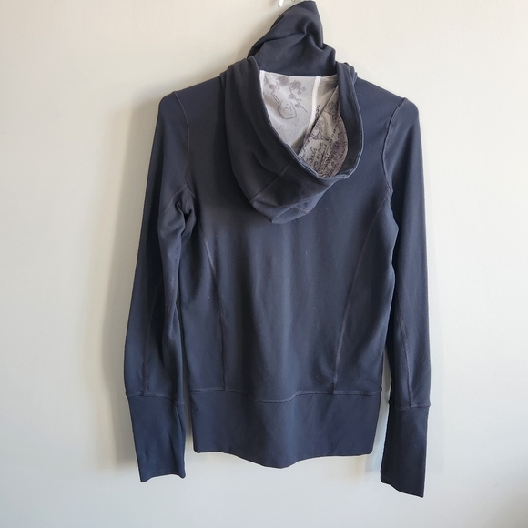 VTG Vintage Lululemon Stride Hooded Jacket Zip Up Size 6 Yoga Run Cozy Zip Up - Picture 2 of 10